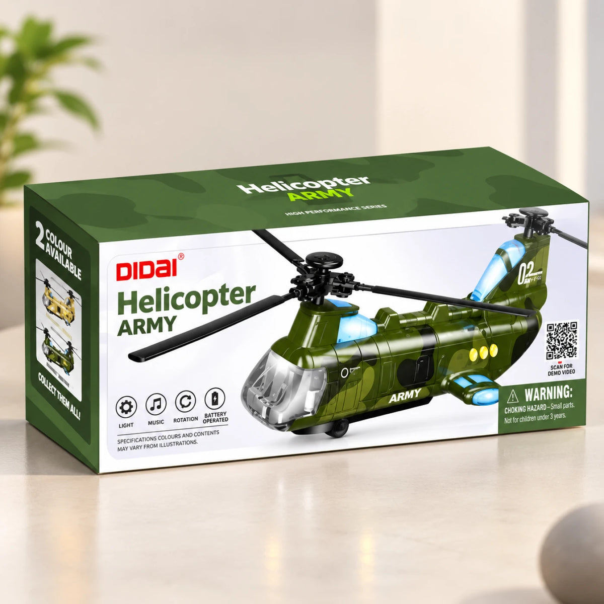 Army Helicopter – Military Transport & Action Toy