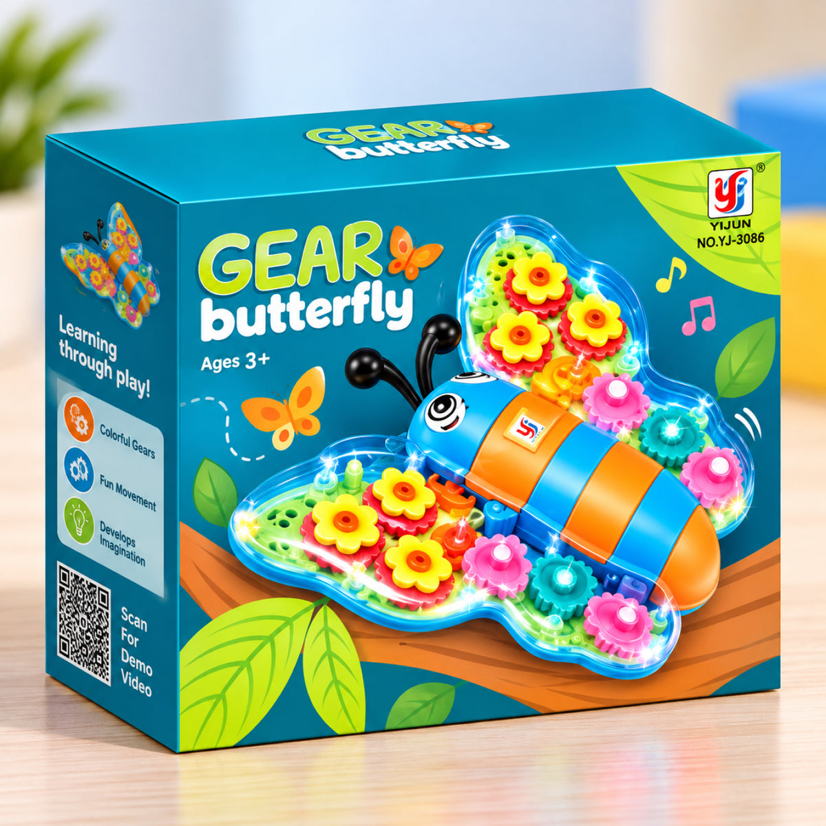 Gear Butterfly – Musical Light-Up Moving Toy