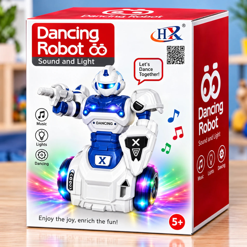 Dancing Robot Toy – Light & Music Interactive Walking Robot