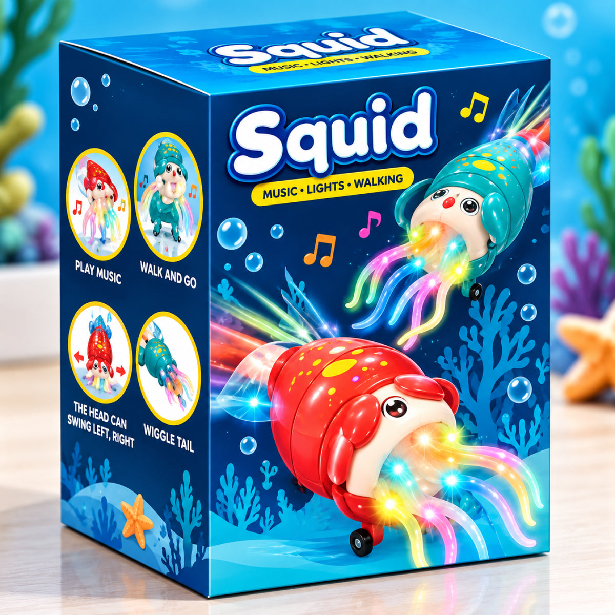 Dancing Squid – Musical Light-Up Moving Toy