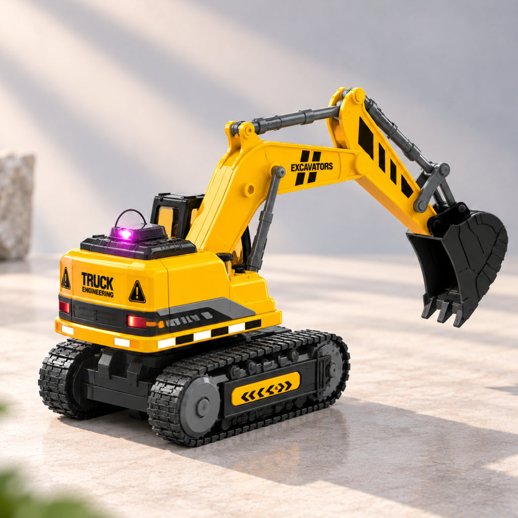 Little Architect RC Excavator – 27MHz Remote Control Construction Toy