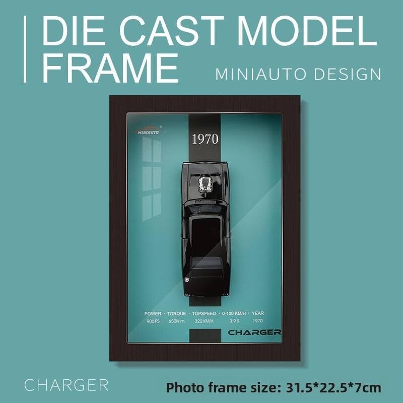 Diecast 3D frame of  1:32 Scale 1970 Dodge Charger
