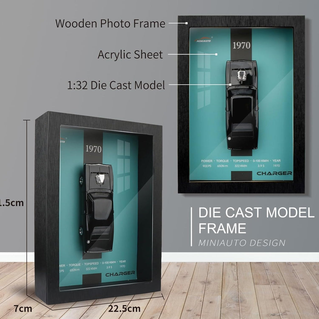 Diecast 3D frame of  1:32 Scale 1970 Dodge Charger